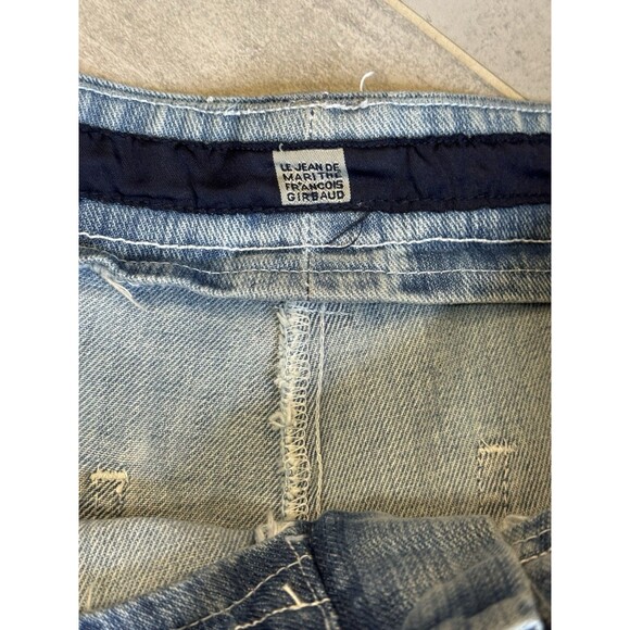 Vintage Marithe Francois Girbaud Men 34x33 Jeans Y2K Hip Hop Baggy Strap MFG - Picture 4 of 14